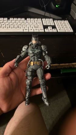 McFarlane light up chest hazmat suit Batman action figure