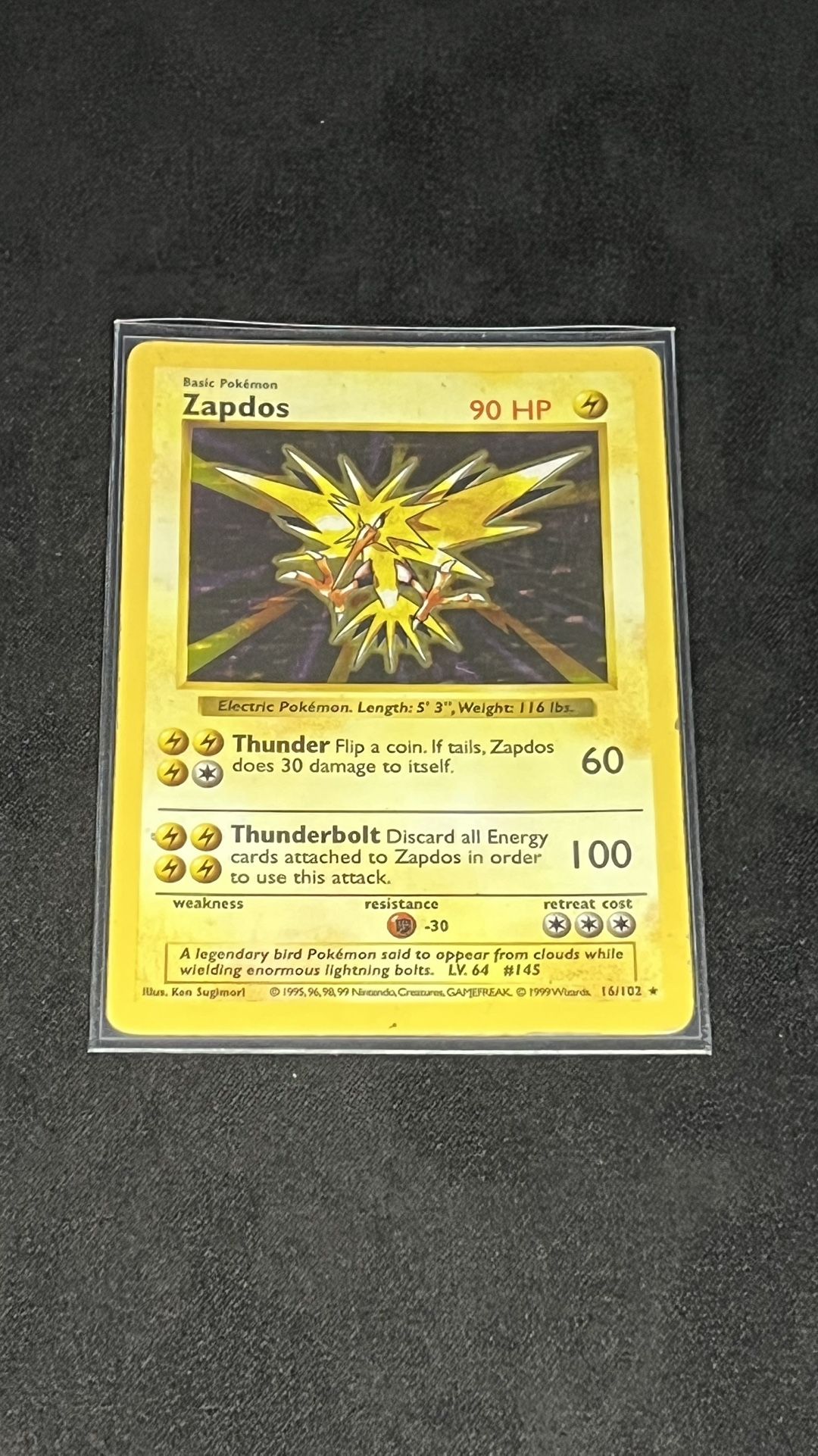 ZAPDOS 16/102 BASE SHADOWLESS