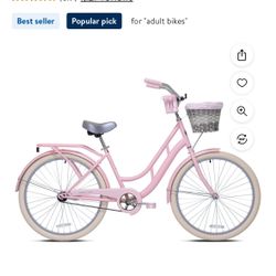 Charleston Adult Female Cruiser Bike, Pink