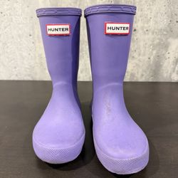 Hunter Purple Rainboots - size 10/11