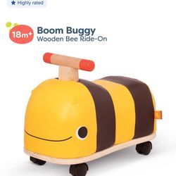 Wooden Bee Ride-On Toy