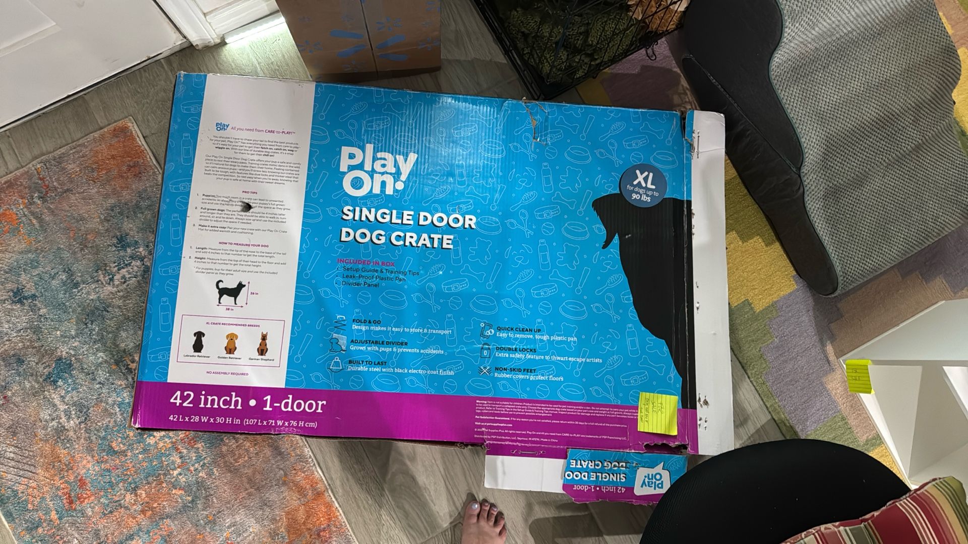 42 Inch XL DOG CRATE