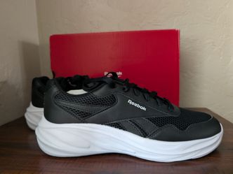 Reebok Black/ White Dash Pro Running Shoes Mens 8 Women's 9