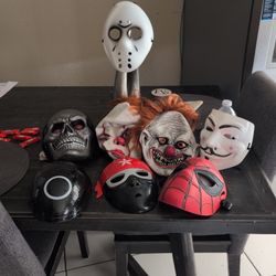 Halloween Mask Used But In Good Condition