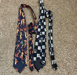 2 ties vintage