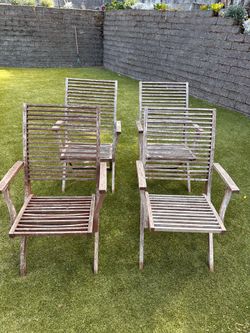 Folding Wood Chairs