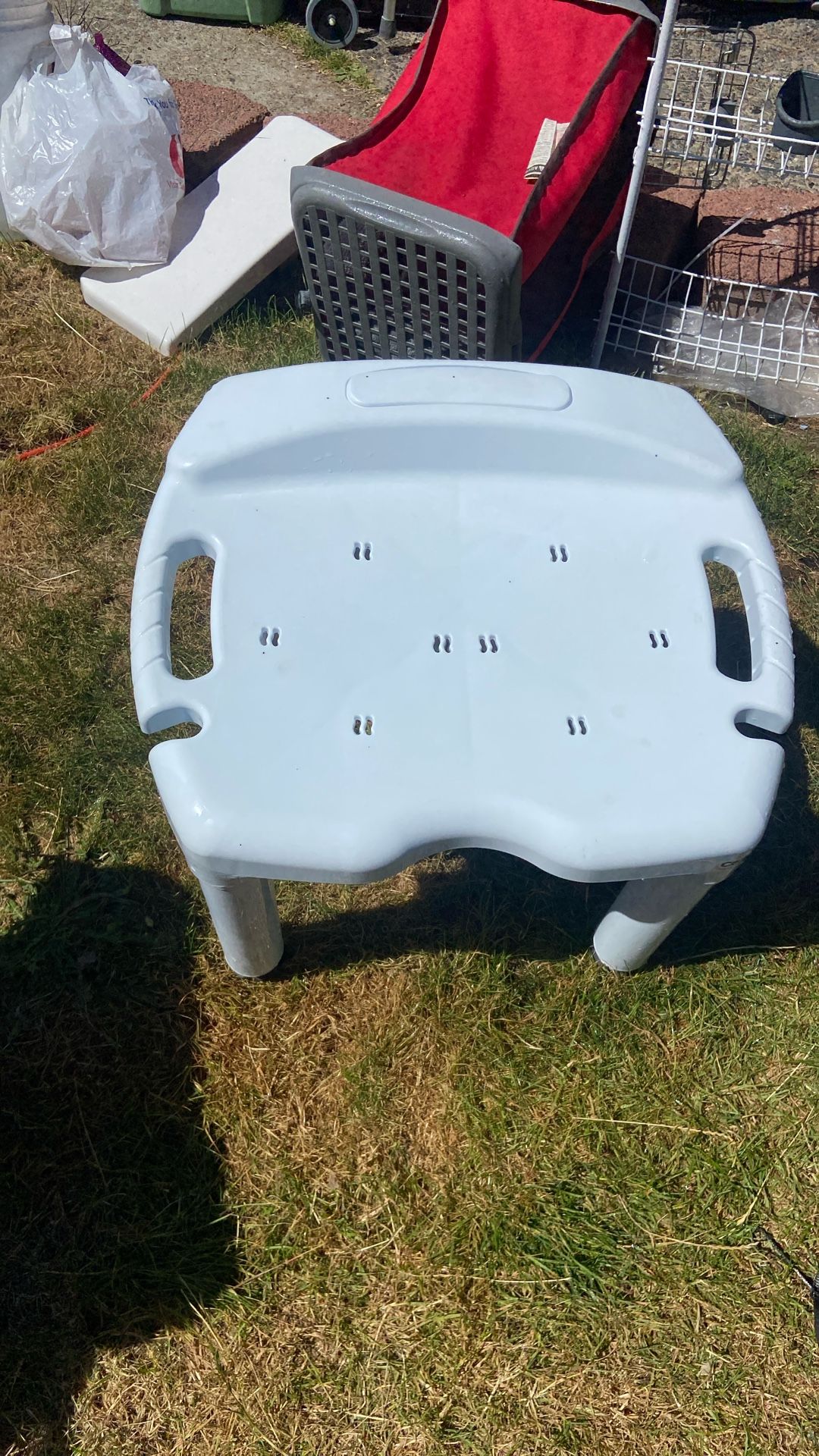 Shower Chair 13$. Pick E. 72. and Grand View. E. Tacoma