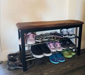 Shoe rack and bench