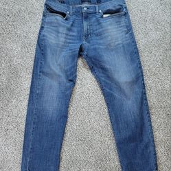 Lucky Brand 121 Heritage Slim Jeans Mens 36x30 Straight Leg Denim