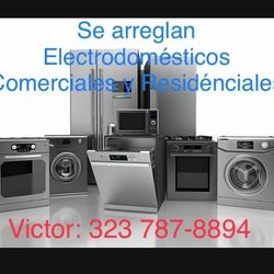 Se Reparan Electrodomésticos Residenciales y comerciales a domicilio…