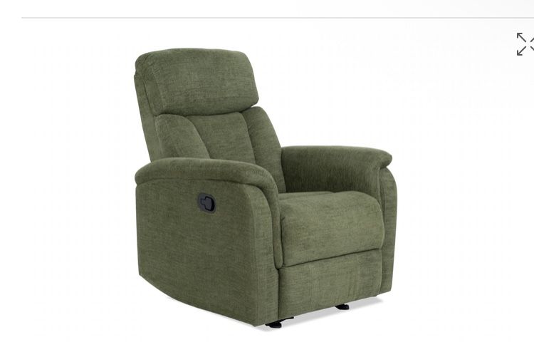 Avocado Rocking Chair With Leg Rest