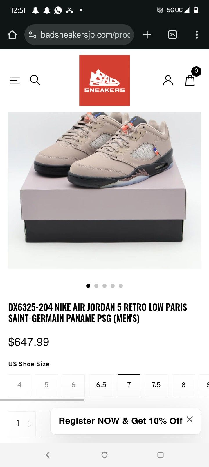 Air Jordan Retro 4 Low  Top  Paris