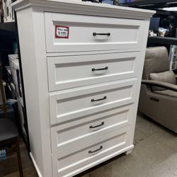 Rose 5 Drawer Chest - 40 in. x 17.9 in. x 55.9 in. 