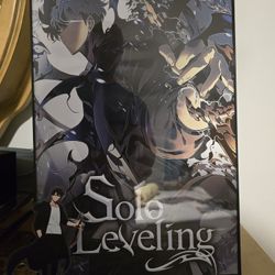 Solo Leveling Cuadro Y Figura 11x17 NUEVO. 