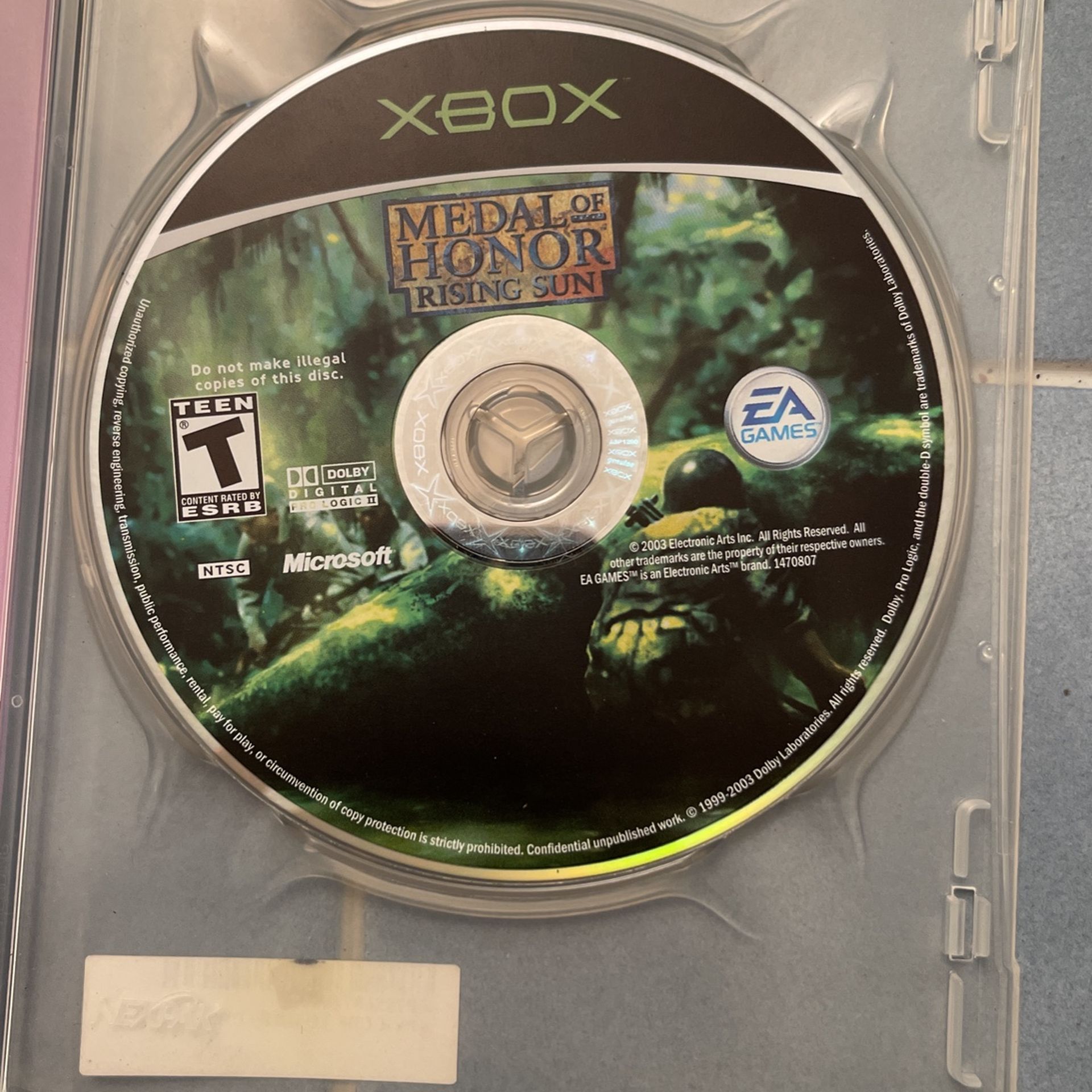 XBOX Medal Of Honor Rising Sun