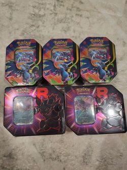 Destined rivals nidoking tin charizard tin