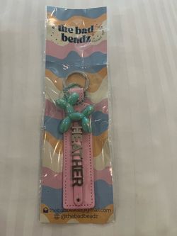 The Bad Beadz Personalized Keychain – Heather