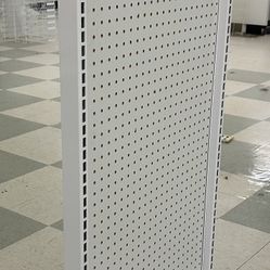 Two Sided Display/Fuxture On Wheels