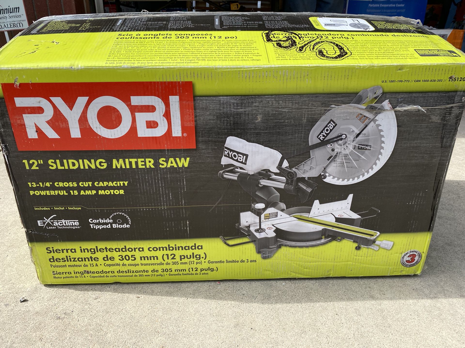 Ryobi 12” Sliding Miter Saw