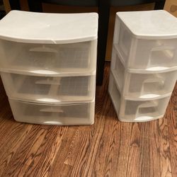 Set of Two storage drawers 