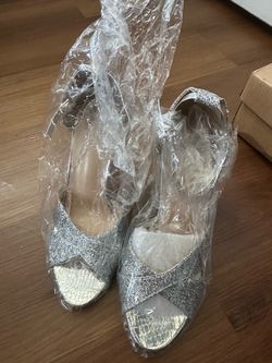 Silver heels