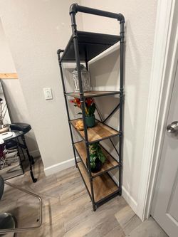 Industrial style bookshelf