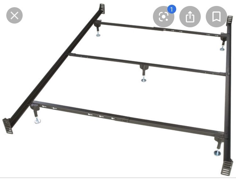 Queen size metal bed frame