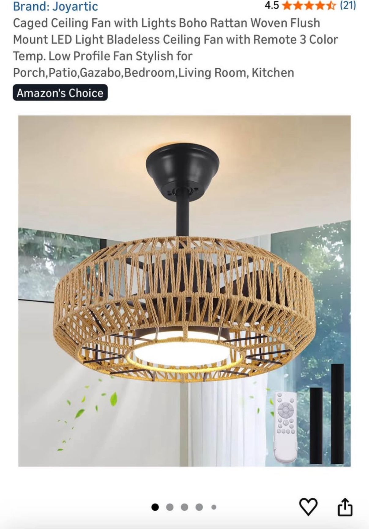 Ceiling Fan Light Fixture