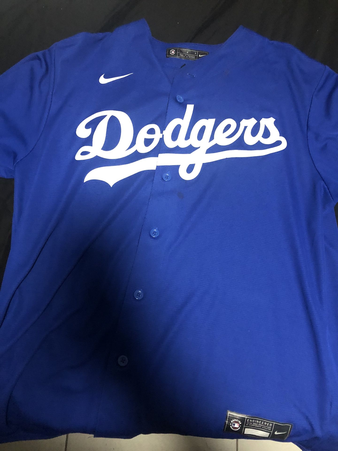 Dodgers no name jersey