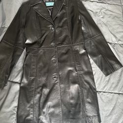 Carrie Hoxton Real Leather Jacket 