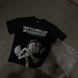 AWFUL LOT OF COUGH SYRUP Black T-shirt