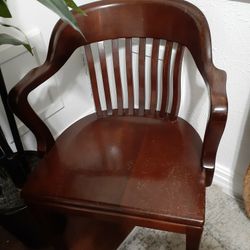 Finely Crafted Walnut Office Chairs