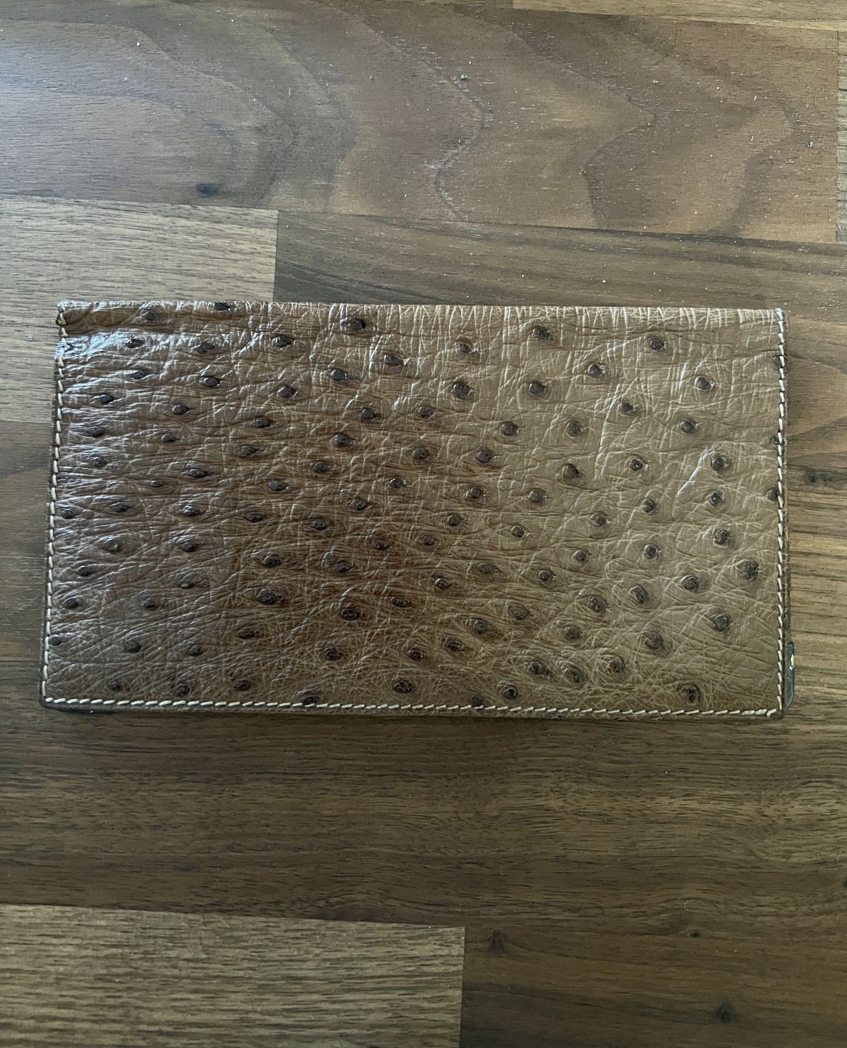 Vintage Gucci Ostrich Leather Wallet