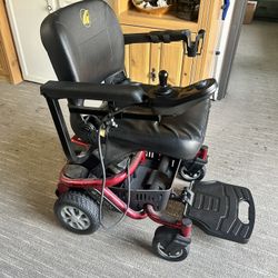 Electric Wheelchair- very lightly used. Portable.