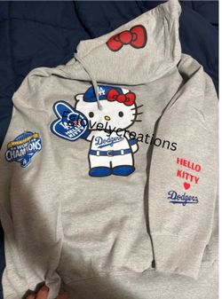 Dodgers hello kitty hoodie