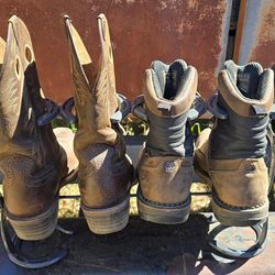 Custom horse shoes Boot rack