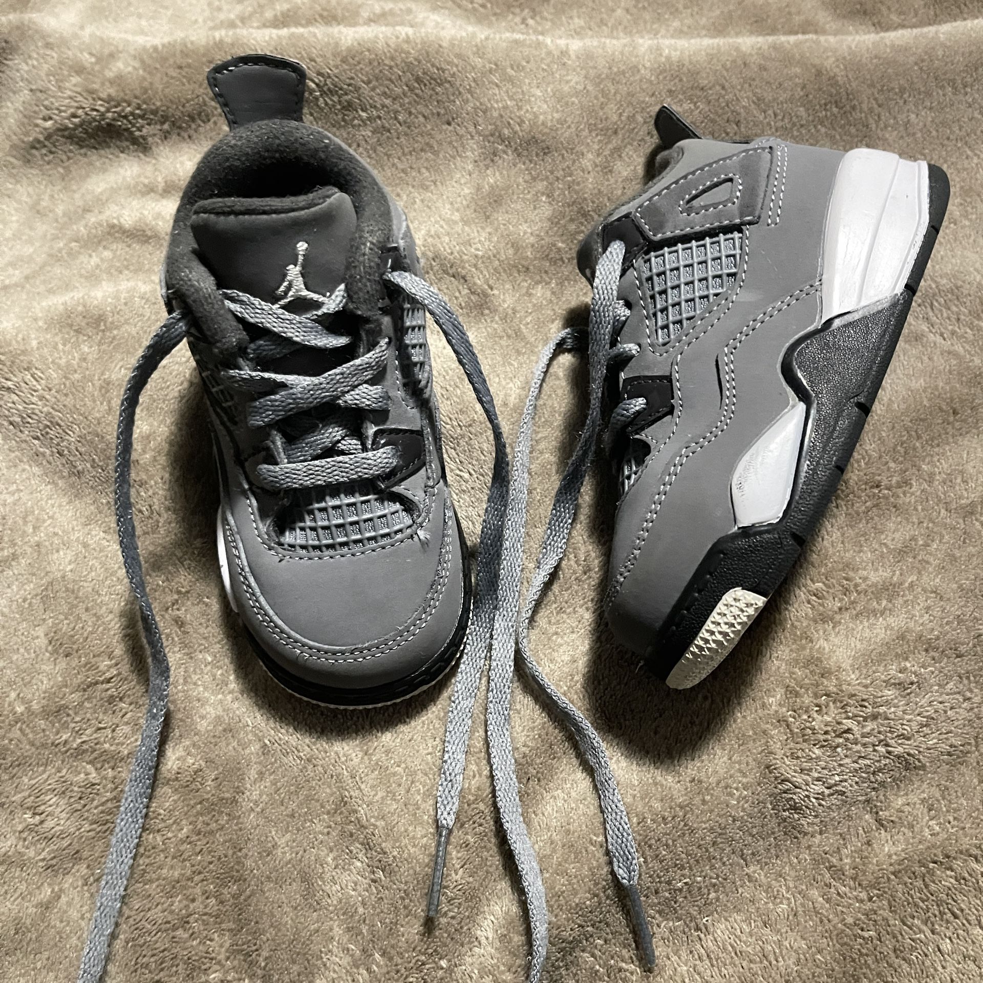Jordan 4 Cool Gray Toddler Shoes Size 6c