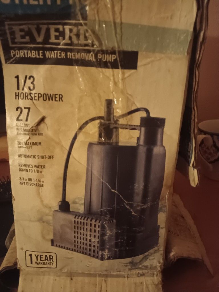 Water Removal Pump