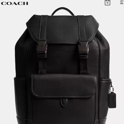 Leather Coach Backpack
