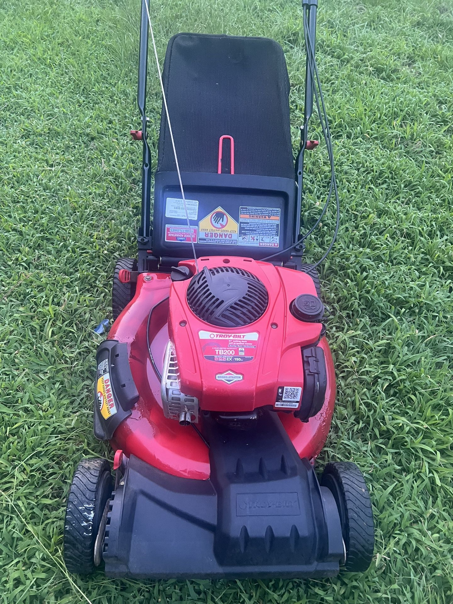 Troy-Bilt Lawnmower Self Propelled