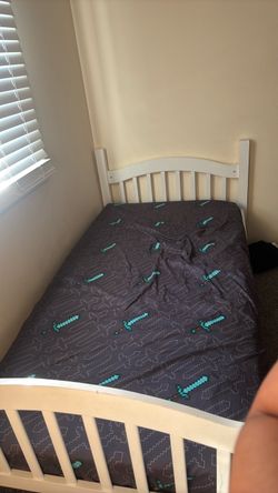 Twin size bed plus mattress