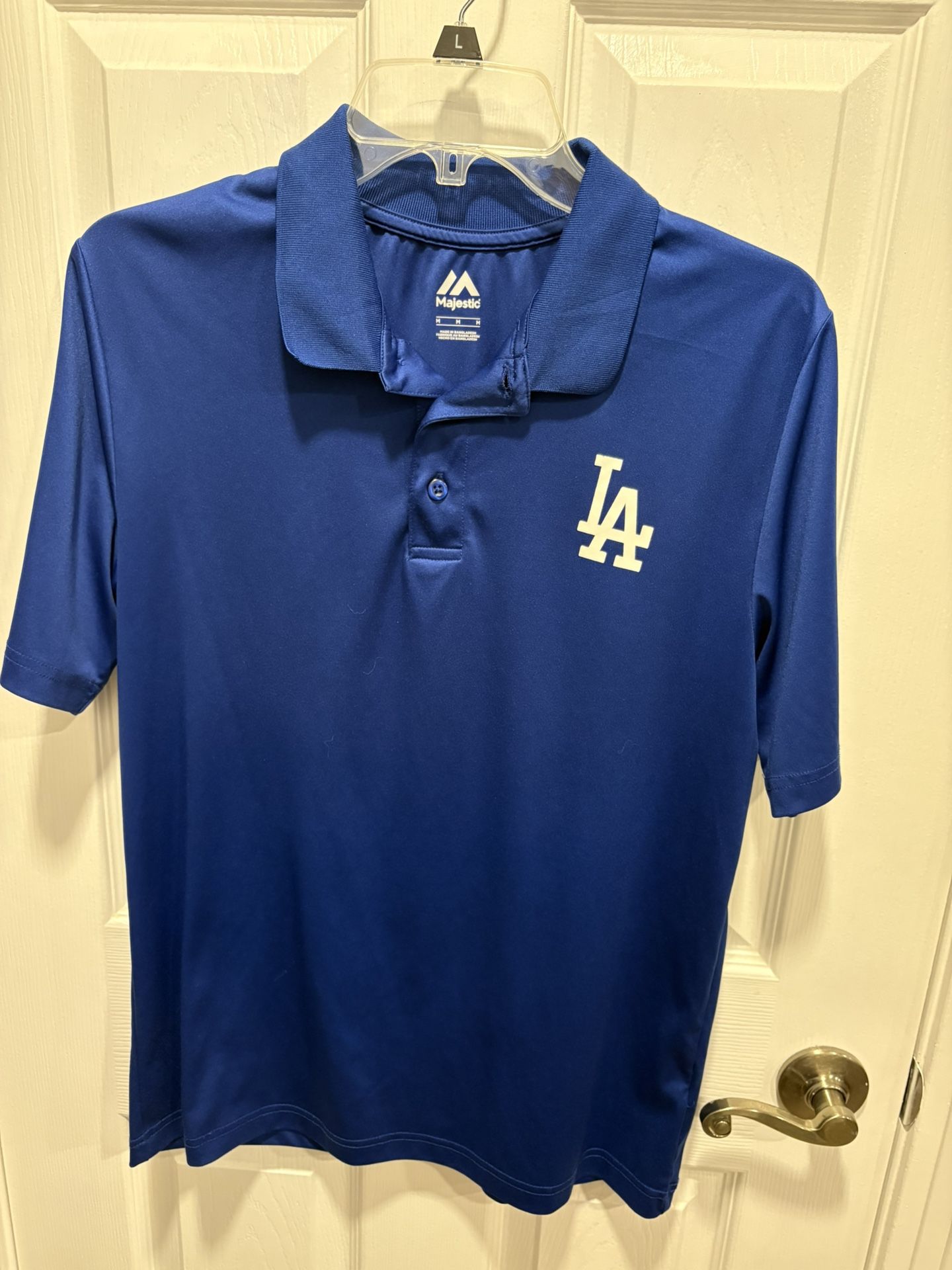 Men’s Size Medium LA Dodgers Polo Shirt Top - Sports Baseball - Simi Valley