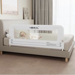 Foldable Toddler Bed Rails, Bed Rail for Toddlers with U-Shape Base