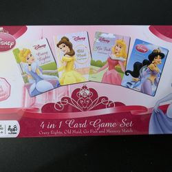 Disney’s PRINCESS 4 In 1 Card Game Set (All Pieces Are Accounted For)
