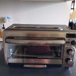 Hamilton Beach 2-Slice Toaster Oven, Stainless steel, 31156 (preowned)