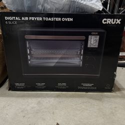 Crux 6 Slice Toaster And Air Fryer