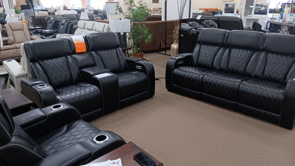 3pc Sofa/ Loveseat W Chair