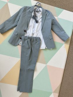 (Worn Once) NEXT Boys 4-Piece Formal Suit Set - Size 4-5Y (110cm)