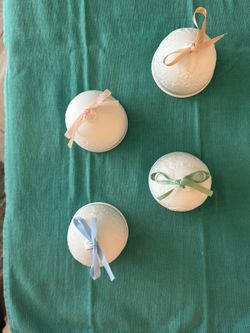 4 Vintage Spring Bell Ornament