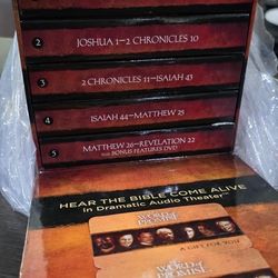The Word of Promise Audio Bible NKJV Complete 79 CD Set + Bonus DVD & Case